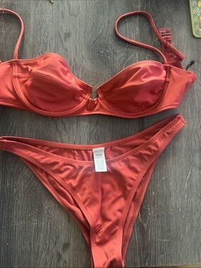 tropic of c - burnt orange Underwire Bikini